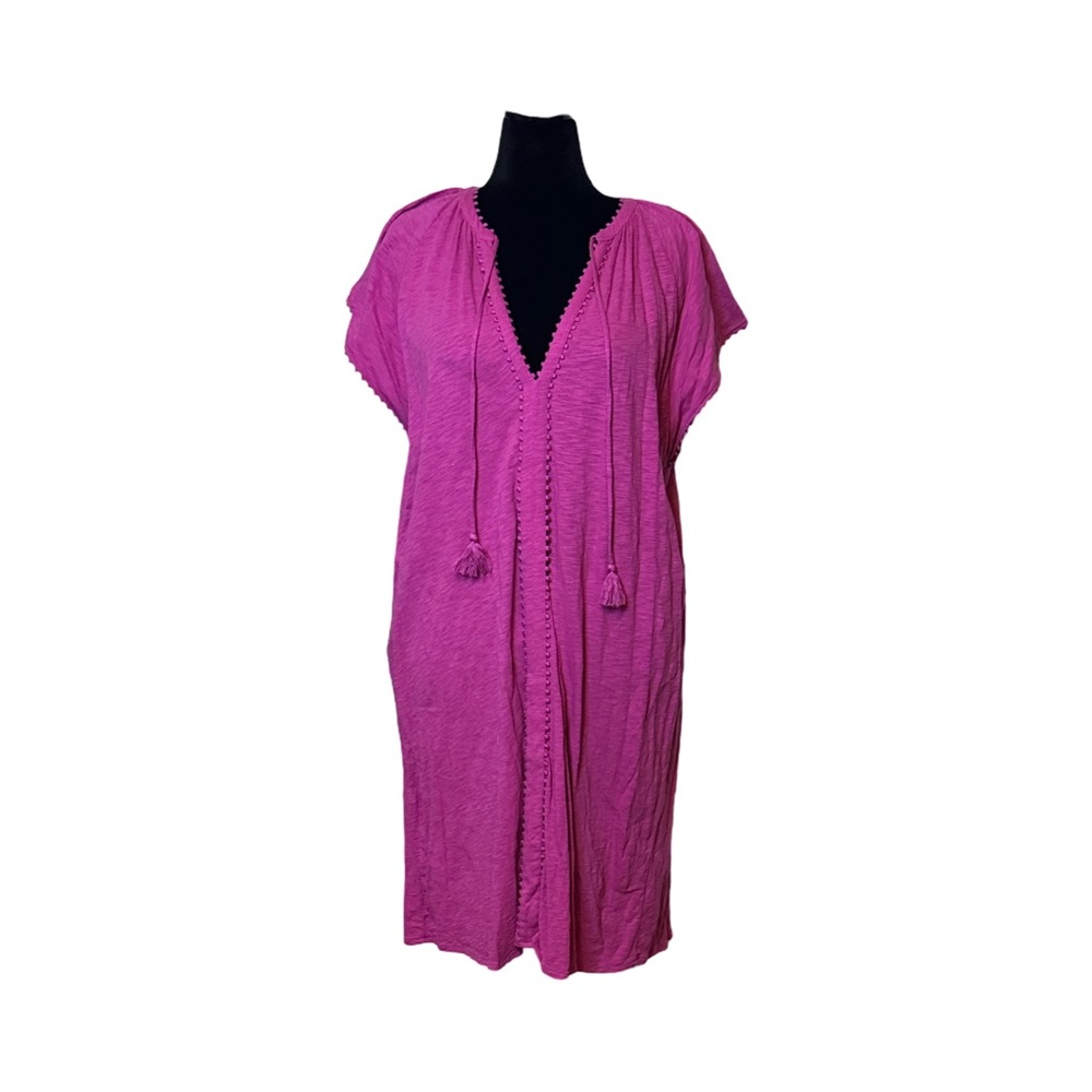 Boden Fuchsia Tassel Dress